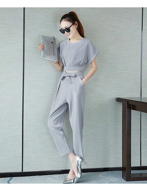 Bộ Đồ Thắt Nơ Eo Dễ Thương - Bd33047