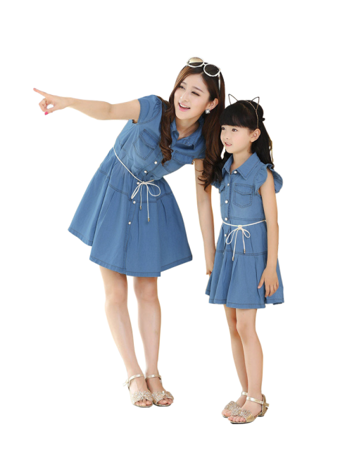 Set Đầm Mẹ &amp; Bé - S2037