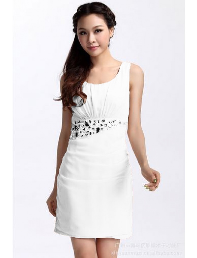 Đầm Thun Phối Voan Kết Hạt Đá Sang Trọng - 1520