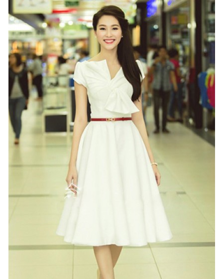 Đầm Thun Hoa Hậu Thu Thảo - 1701
