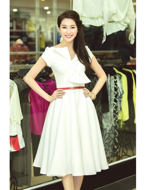 Đầm Thun Hoa Hậu Thu Thảo - 1701