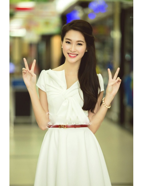 Đầm Thun Hoa Hậu Thu Thảo - 1701
