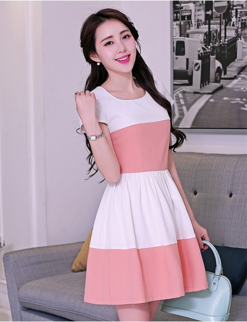 Đầm Phối 2 Màu - 1739