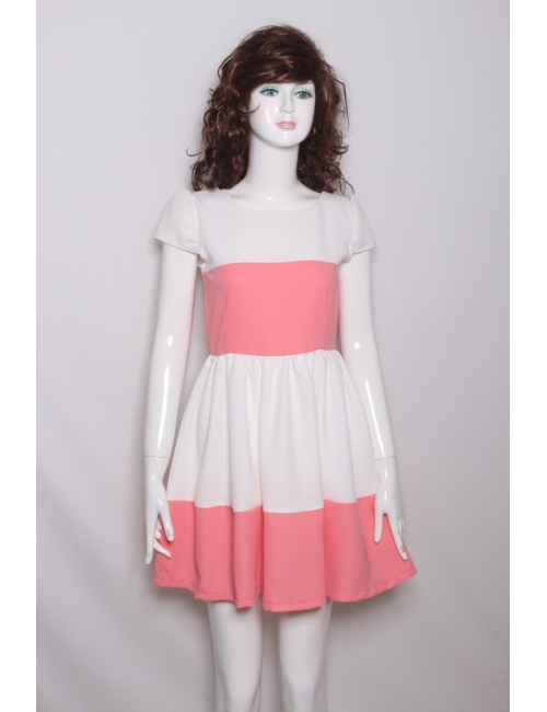 Đầm Phối 2 Màu - 1739