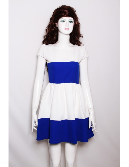 Đầm Phối 2 Màu - 1739