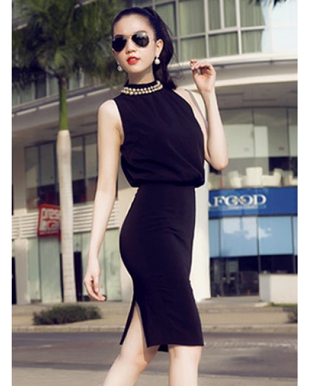 Đầm Ngọc Trinh Đính Ngọc Trai Trên Cổ - 1761