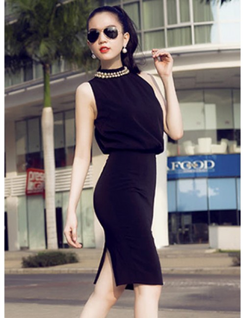 Đầm Ngọc Trinh Đính Ngọc Trai Trên Cổ - 1761