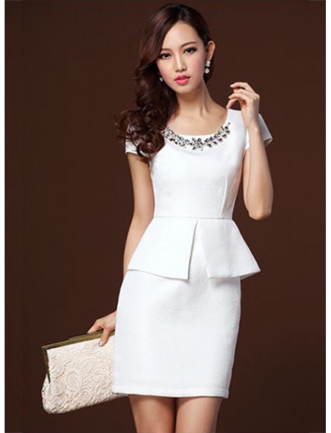 Đầm 2 Tầng Đính Hạt Đá Cổ Sang Trọng - 1807