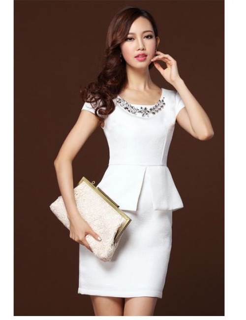 Đầm 2 Tầng Đính Hạt Đá Cổ Sang Trọng - 1807