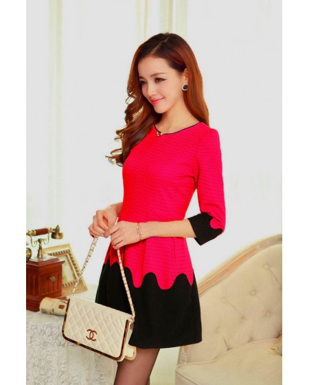 Đầm Phối 2 Màu Tuyệt Đẹp - 1868