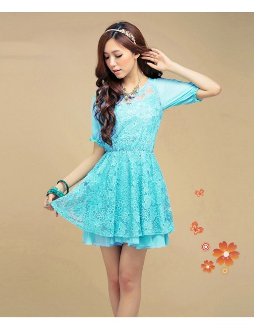 Đầm Ren Hoa Cúc Xinh Xắn - 1904