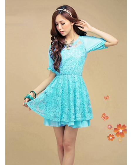 Đầm Ren Hoa Cúc Xinh Xắn - 1904