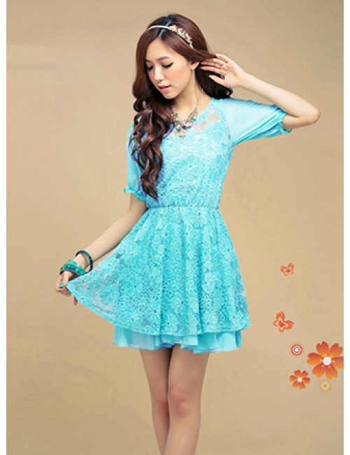 Đầm Ren Hoa Cúc Xinh Xắn - 1904