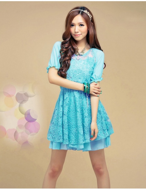 Đầm Ren Hoa Cúc Xinh Xắn - 1904
