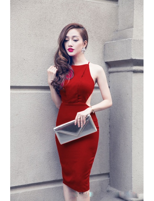 Đầm Dây Chéo Hở Lưng Quyến Rũ - 2000