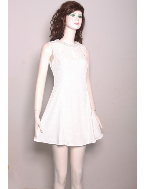 Đầm Ren Ngọc Trai Cổ Giọt Sương - 2054