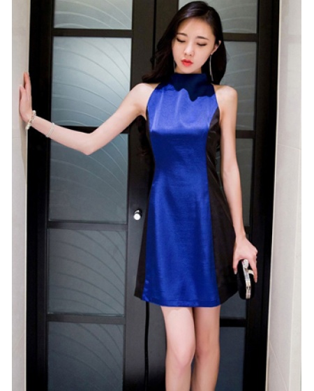 Đầm Cổ Lọ Lai Xòe Xinh Xắn - 2801