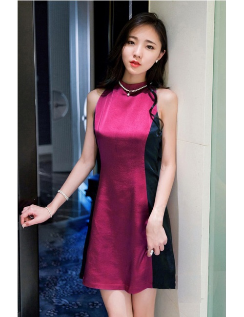 Đầm Cổ Lọ Lai Xòe Xinh Xắn - 2801