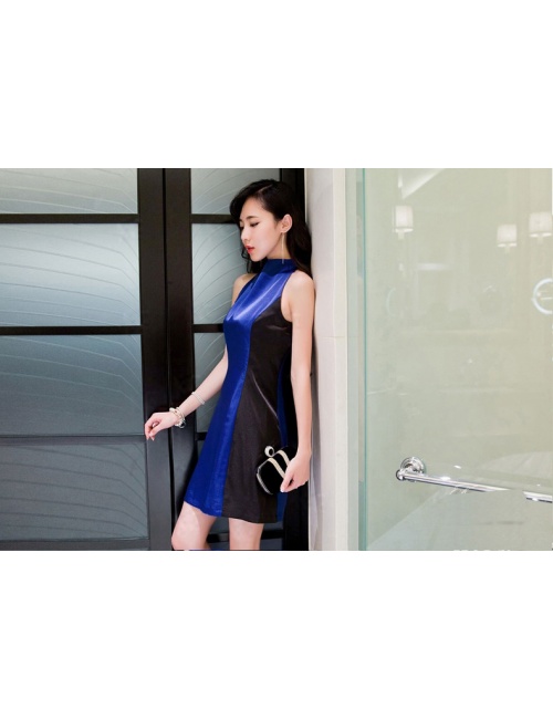 Đầm Cổ Lọ Lai Xòe Xinh Xắn - 2801