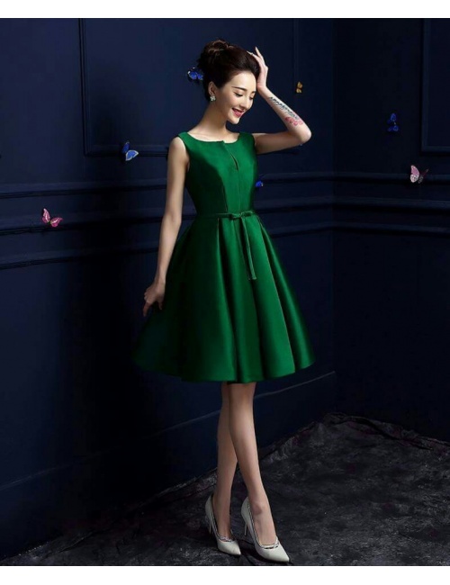 Đầm Phi Thun Xòe Dự Tiệc Xinh Xắn - D9001