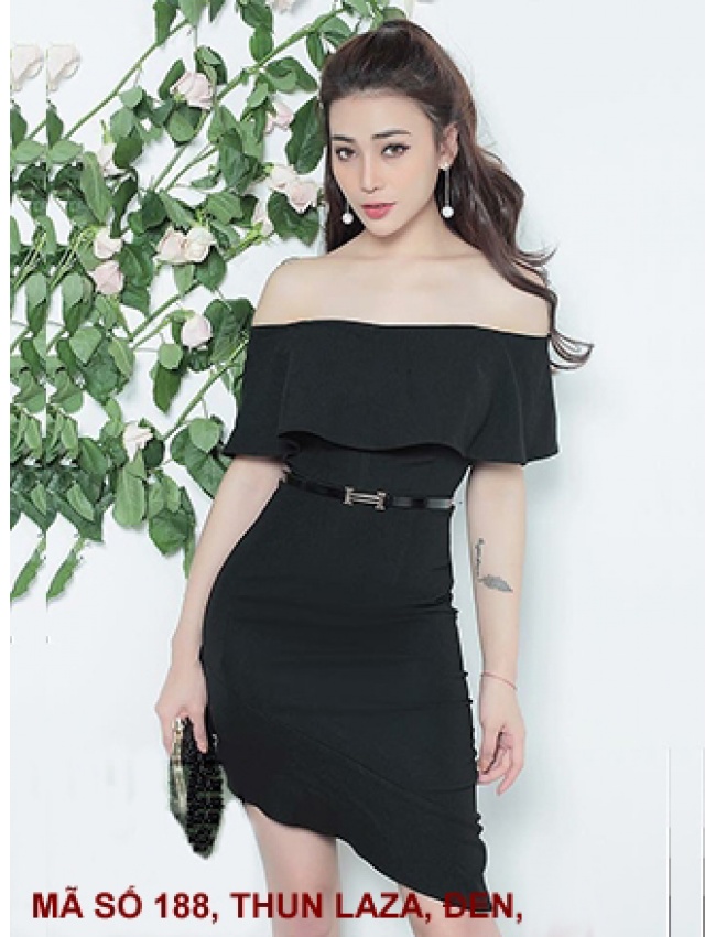 Đầm Cổ Rộng Lai Xéo - 188