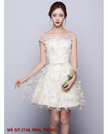 Đầm Ren Cao Cấp Giống Y Hình - 2136