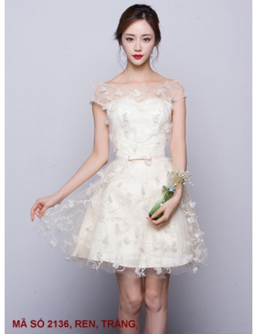 Đầm Ren Cao Cấp Giống Y Hình - 2136