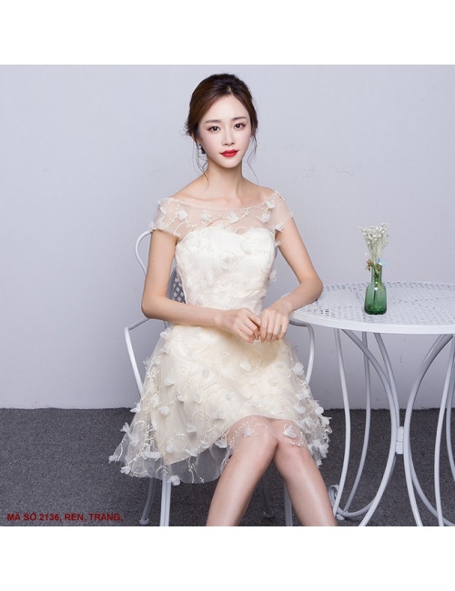 Đầm Ren Cao Cấp Giống Y Hình - 2136