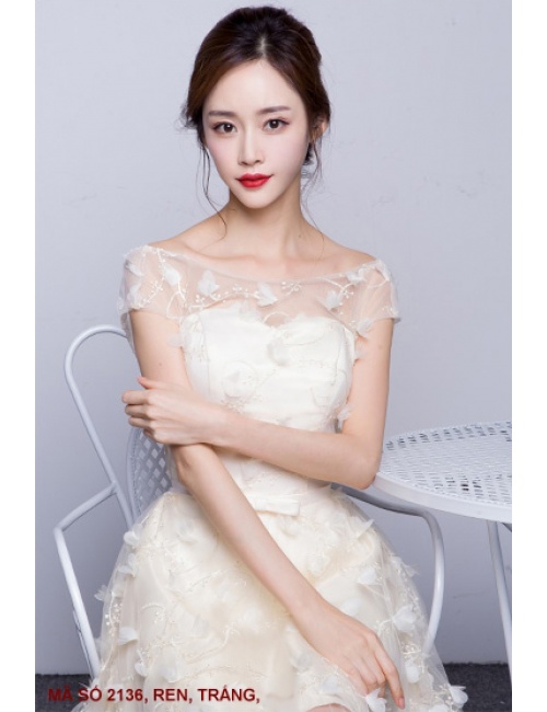 Đầm Ren Cao Cấp Giống Y Hình - 2136