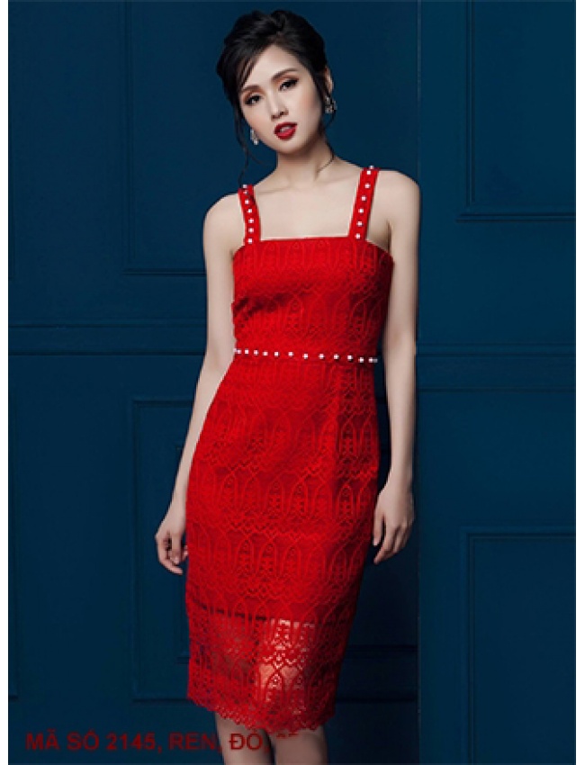 Đầm Ren 2 Dây - 2145