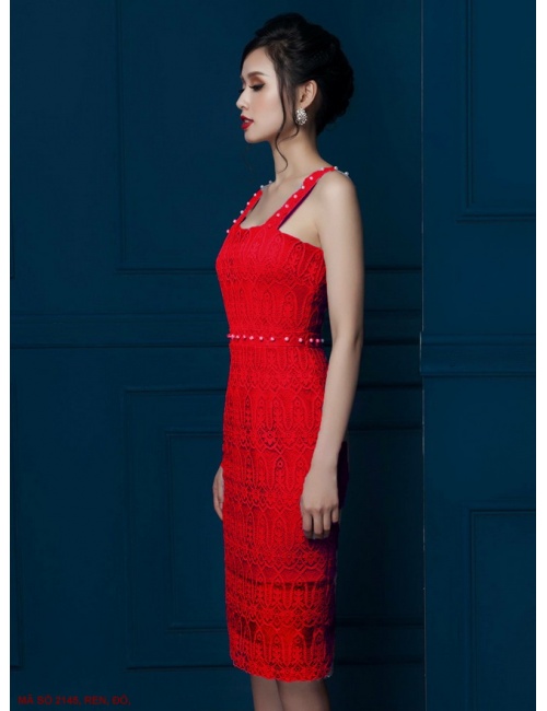 Đầm Ren 2 Dây - 2145