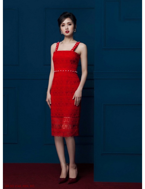 Đầm Ren 2 Dây - 2145