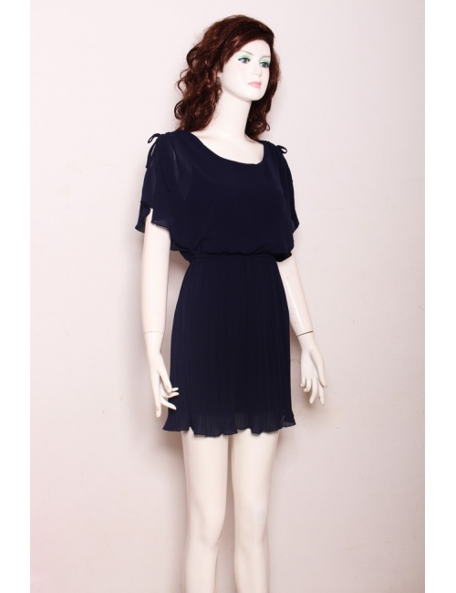 Đầm Xếp Ly Cổ Dún