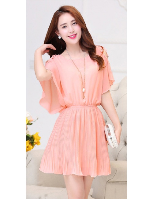 Đầm Xếp Ly Cổ Dún