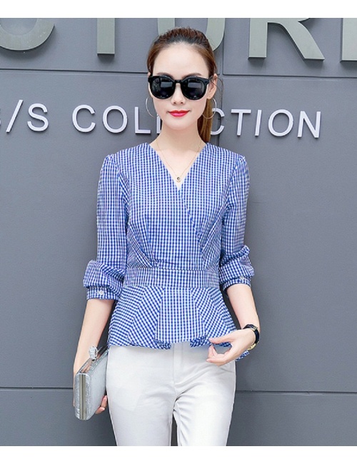 Áo Peplum Tay Dài - A6002