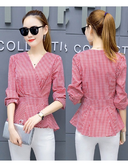 Áo Peplum Tay Dài - A6002