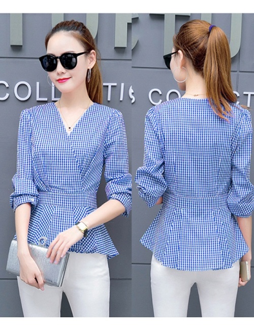 Áo Peplum Tay Dài - A6002