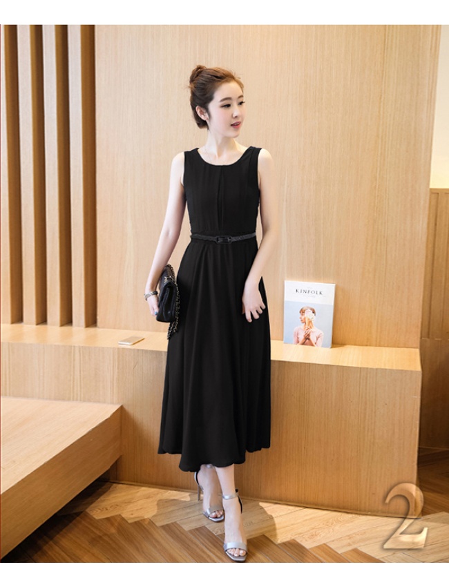Đầm Maxi Xếp Ly Ngực Dễ Thương - D9005