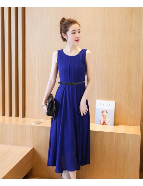 Đầm Maxi Xếp Ly Ngực Dễ Thương - D9005