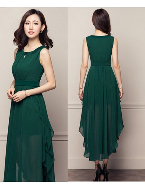Đầm Maxi Xếp Ly Sang Trọng - D9007