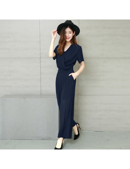 Jumpsuit Cổ Chéo Sang Trọng - Js5000