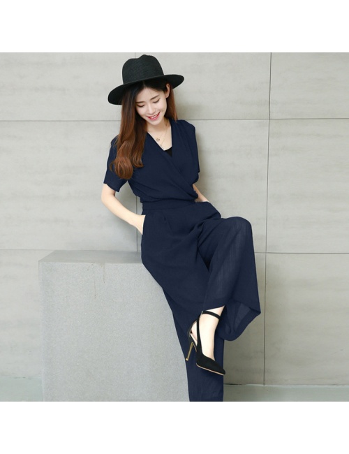 Jumpsuit Cổ Chéo Sang Trọng - Js5000