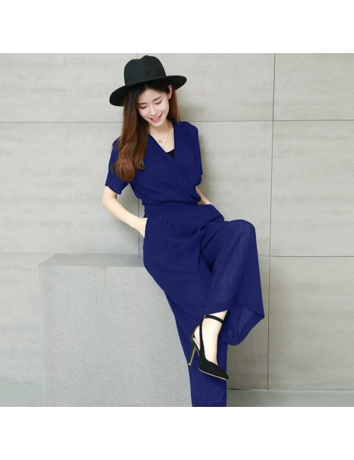 Jumpsuit Cổ Chéo Sang Trọng - Js5000