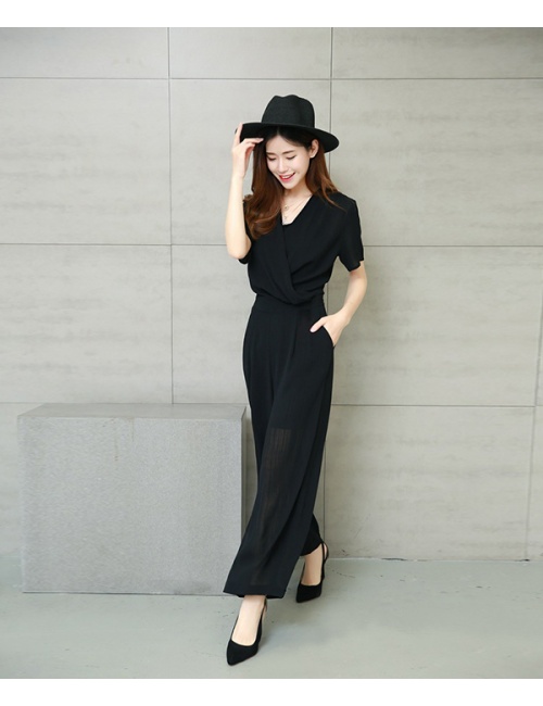 Jumpsuit Cổ Chéo Sang Trọng - Js5000