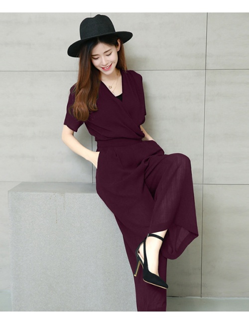 Jumpsuit Cổ Chéo Sang Trọng - Js5000