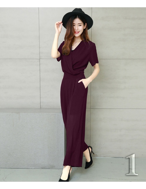 Jumpsuit Cổ Chéo Sang Trọng - Js5000