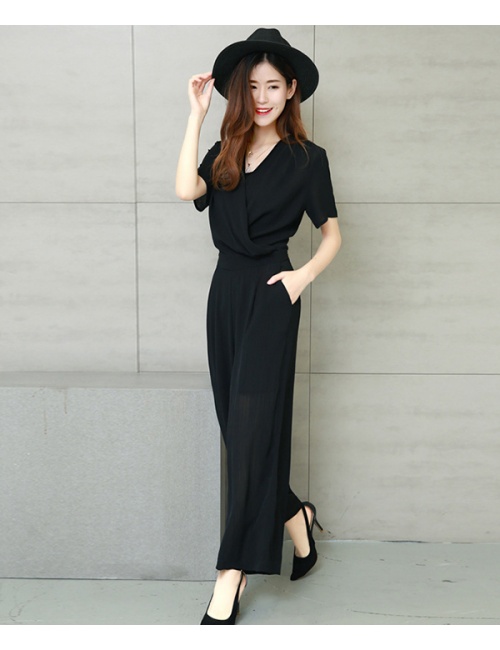 Jumpsuit Cổ Chéo Sang Trọng - Js5000