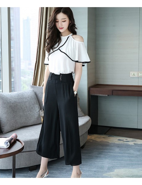 Bộ Đồ Tay Rớt Phối Viền Đen Sang Trọng