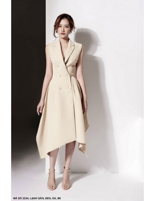 Đầm Giả Vest Nữ Lai Nhọn - 2234