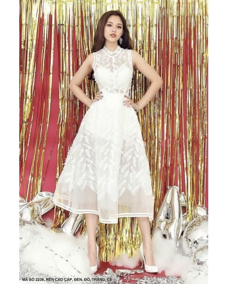 Đầm Ren Sát Nách - 2236